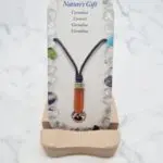 obesek-igla-na-traku-karneol Obesek karneol